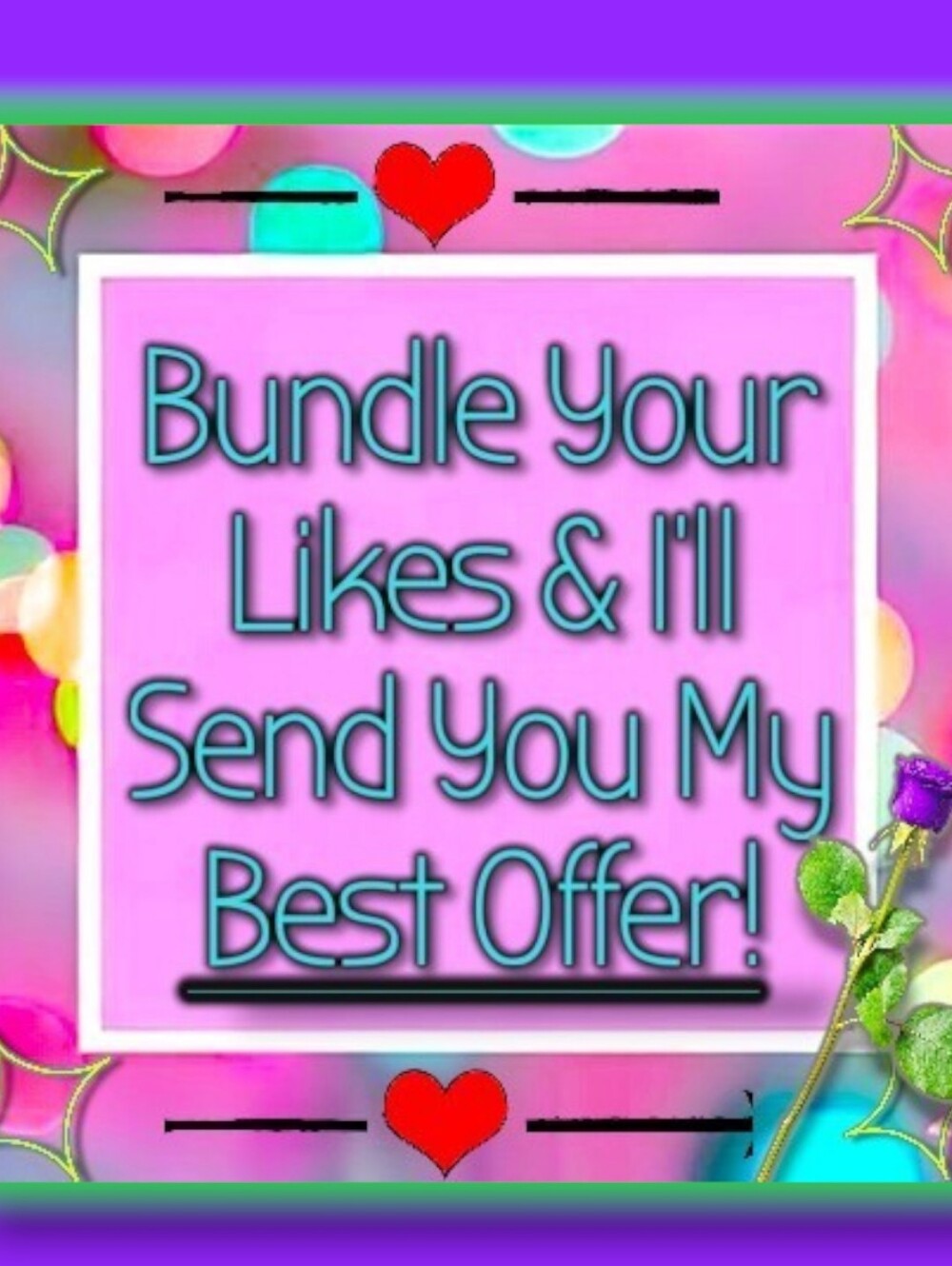 LOVE THE ITEM BUT DON'T LIKE THE PRICE? MAKE ME AN OFFER!! 😊